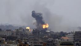 गाज़ा पट्टी के भीतर इज़रायल के हवाई हमले में क़रीब 24 फ़िलिस्तीनियों की मौत