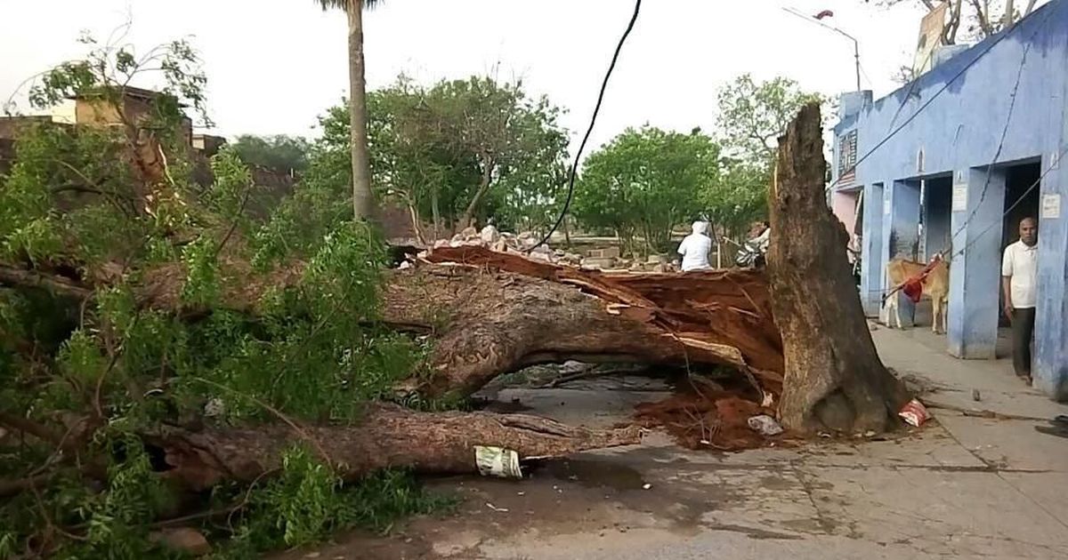 उत्तर प्रदेश : आंधी-तूफान में 28 लोगों की मौत, फसलों का भारी नुकसान