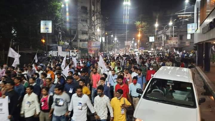 ‘पुलिसिया हिंसा’ में मारे गए वाम कार्यकर्ता के लिए कोलकाता से दिल्ली तक रोष प्रदर्शन