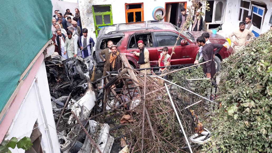 काबुल पर अमेरिकी ड्रोन हमले में बच्चों समेत कई नागरिकों की मौत