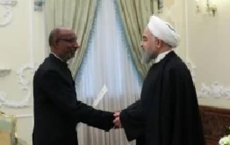 President Rouhani receives India’s new ambassador G. Dharmendra.jpg