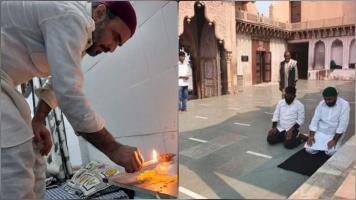 उत्तर प्रदेश के मथुरा के एक मंदिर में नमाज़ पढ़ने का क्या मामला है?