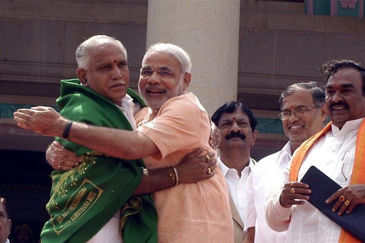 Modi And Yeddyurappa 