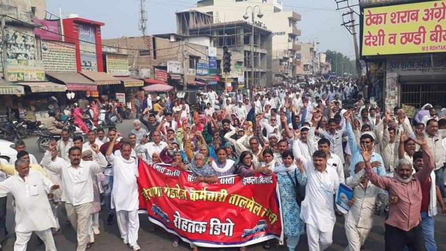 haryana roadways strike