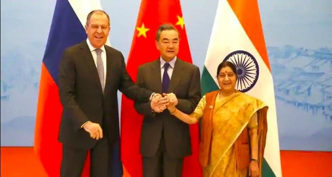 India, Russia and China 