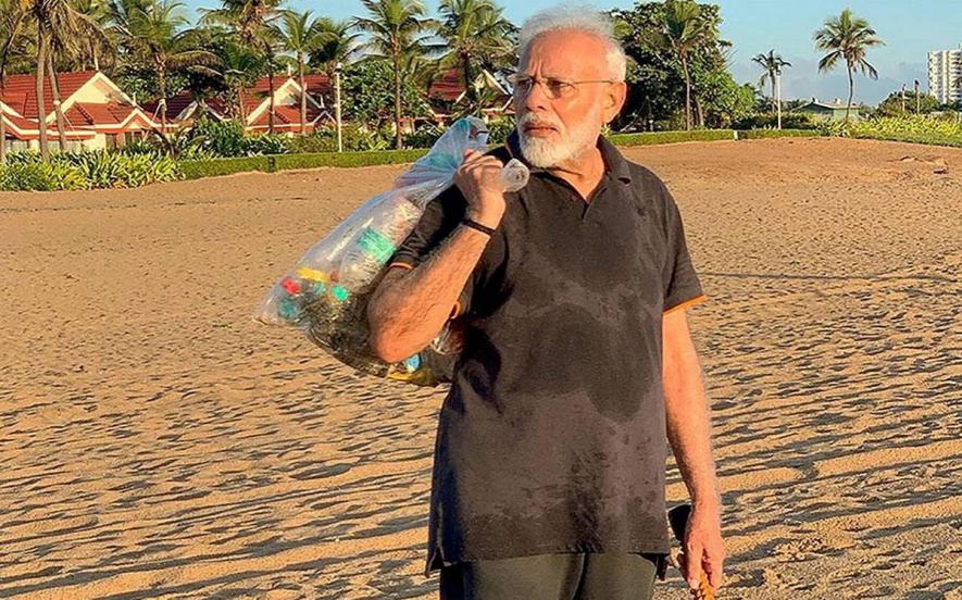 modi in mahabalipuram