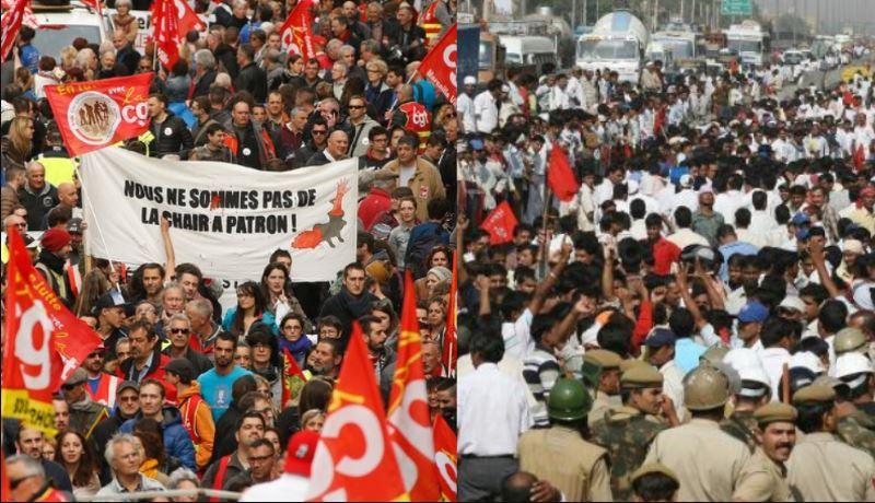 Indian and French Unions 