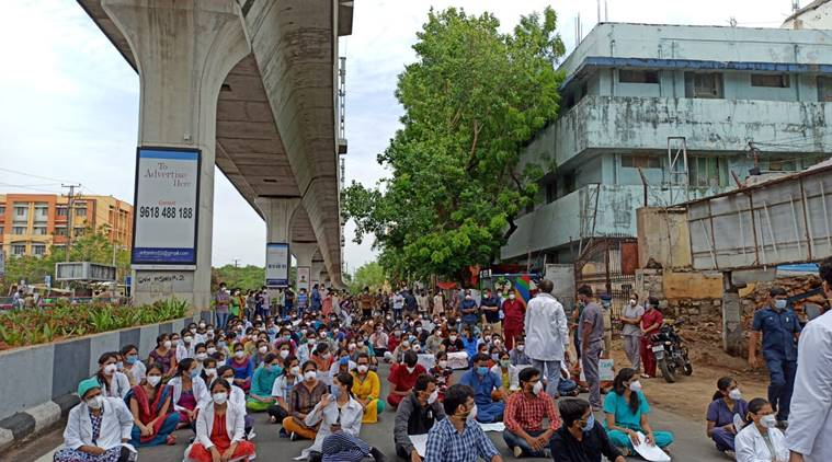 doctors protest