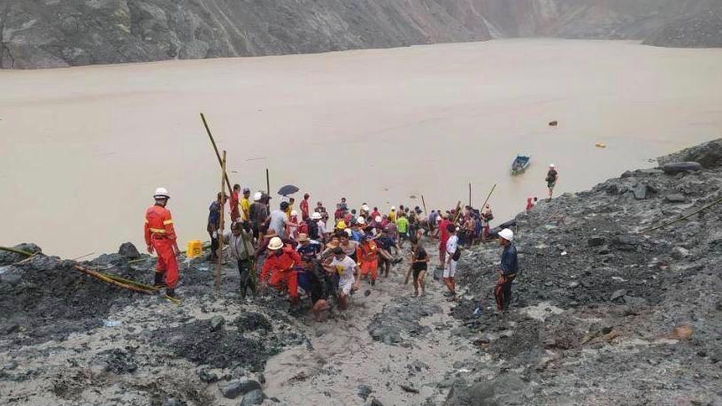 Myanmar-landslide