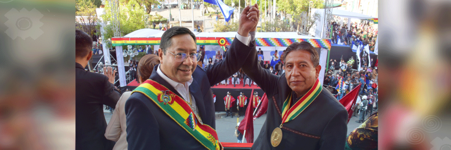 बोलिवियाः लुइस एर्से ने राष्ट्रपति और डेविड चोकेहुआंसा ने उपराष्ट्रपति के रूप में पदभार ग्रहण किया