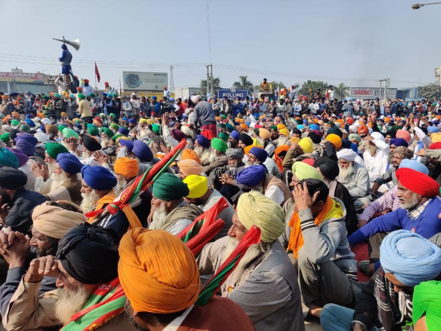 Farmers protest