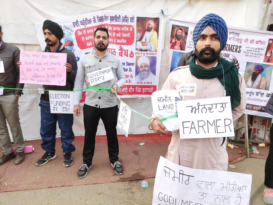 Farmers protest