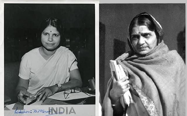Lakshmi N. Menon and Hansa Jivraj Mehta