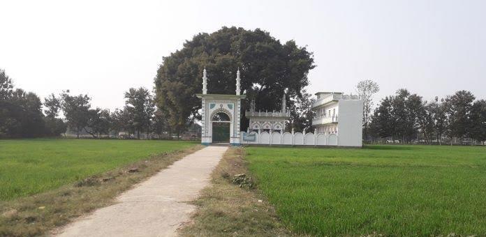 धन्नीपुर की वह ज़मीन जहां बाबरी की जगह नई मस्जिद प्रस्तावित है।