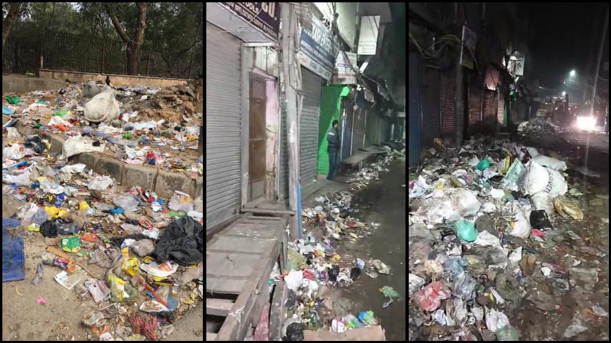 दिल्ली: निगमकर्मियों के हड़ताल का 11वां दिन, कर्मचारी वेतन और जनता सफ़ाई के लिए परेशान