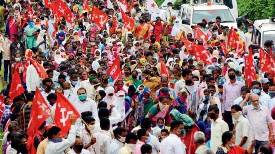 Farmers protest