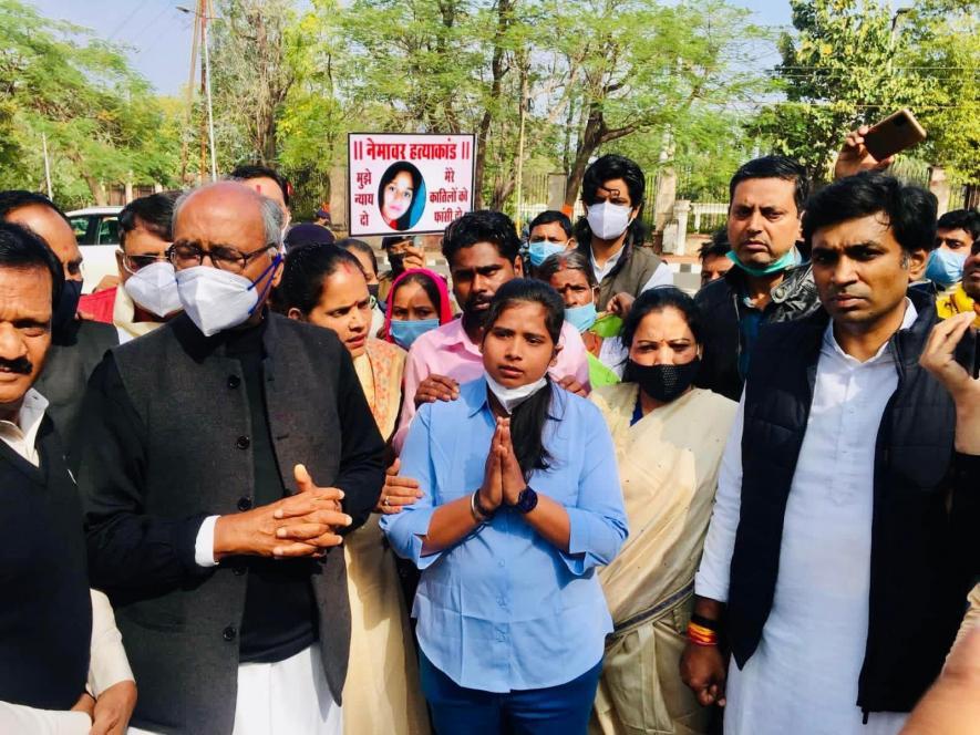Bharti with Digvijay Singh