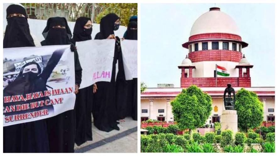 हिजाब विवाद: कर्नाटक उच्च न्यायालय के आदेश के ख़िलाफ़ शीर्ष अदालत में याचिका दायर