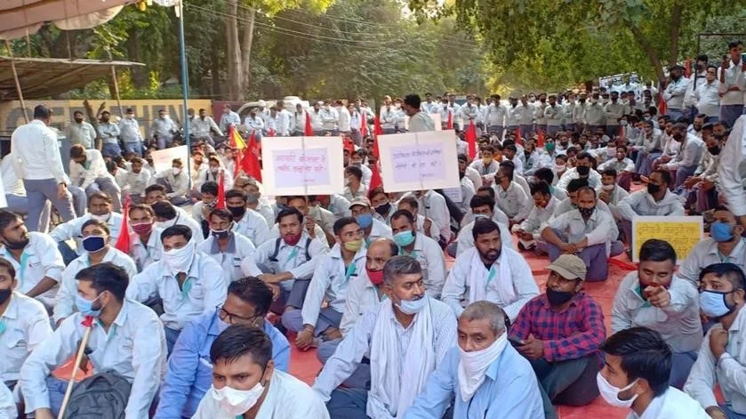 workers protest