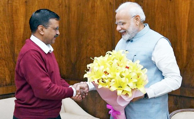 kejriwal and modi