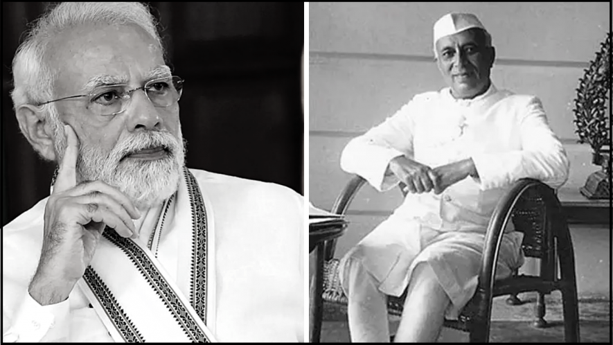 Modi and nehru