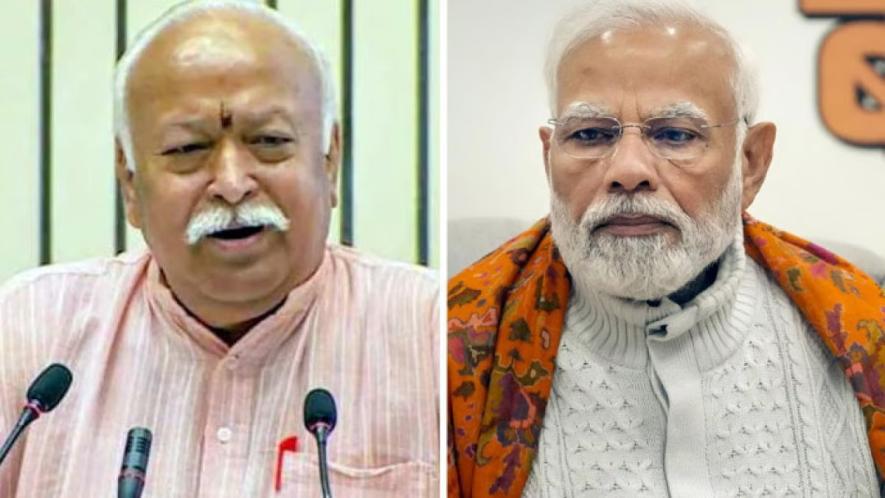 Mohan bhagwat and modi