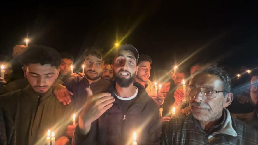 Candle march Pahalgam