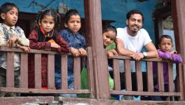 Ashish dangwal with children 