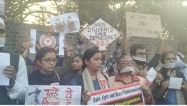 Members of ABVP Interrupt Protest Against Violence