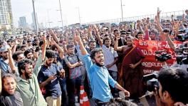 Sri Lankan students demonstration