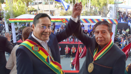 बोलिवियाः लुइस एर्से ने राष्ट्रपति और डेविड चोकेहुआंसा ने उपराष्ट्रपति के रूप में पदभार ग्रहण किया