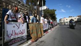 क़ब्ज़े वाले पूर्वी येरूशलेम से लोगों को जबरन बेदख़ल करने के ख़िलाफ़ फ़िलिस्तीनियों का विरोध
