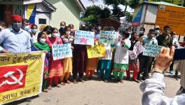 हिमाचल: आईजीएमसी वर्कर्स यूनियन का आउटसोर्स व ठेका मज़दूरों की मांगों को लेकर प्रदर्शन  