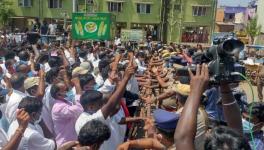 तमिलनाडु: मछली पालन बिल को वापस लेने की मांग को लेकर मछुआरों का विरोध प्रदर्शन