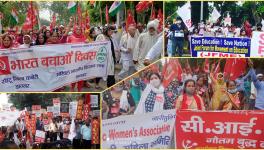 ‘अगस्त क्रांति’ के दिन मज़दूर-किसानों का ‘भारत बचाओ दिवस’, देशभर में हुए विरोध प्रदर्शन!