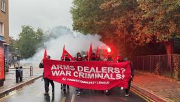 लंदन में द्विवार्षिक अंतर्राष्ट्रीय शस्त्र मेले का प्रगतिशील वर्गों ने किया विरोध