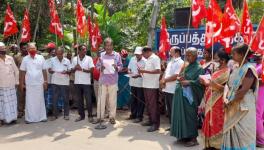 Tamil Nadu PSU Workers Protest